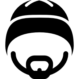 Bonnet hat with Beard icon