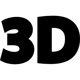 3d-tekst icoon