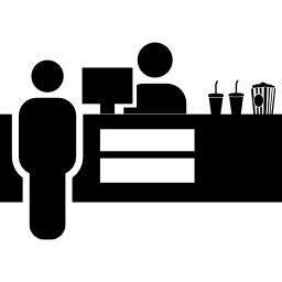 cinema snack bar icon