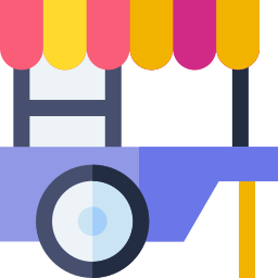 Food cart icon