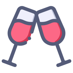 Champagne glass icon