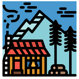 holzhütte icon