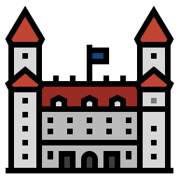 Bratislava castle icon