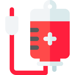 Blood bag icon