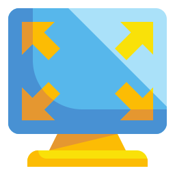 ganzer bildschirm icon