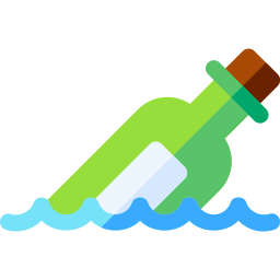 Message in a bottle icon