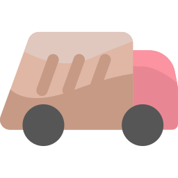 Garbage truck icon