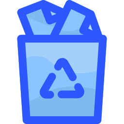 Recycling container icon