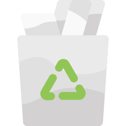 Recycling container icon