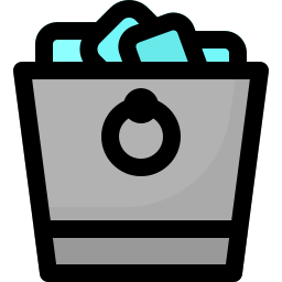 Ice bucket icon