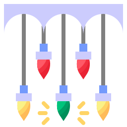luci di natale icona