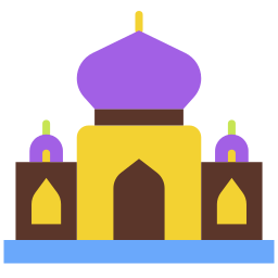 taj mahal icon