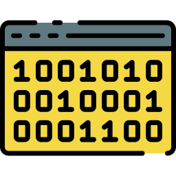 Binary code icon