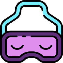 Sleeping mask icon