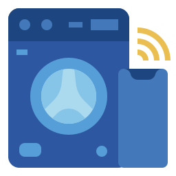 Smart washing machine icon