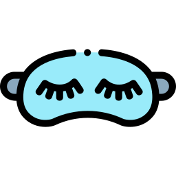 Sleeping mask icon