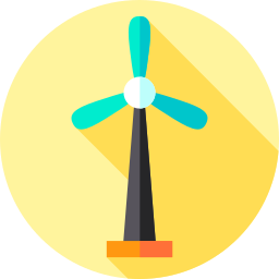 Wind energy icon