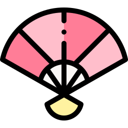 Paper fan icon