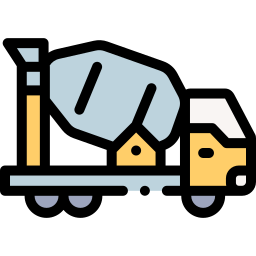 Concrete truck icon