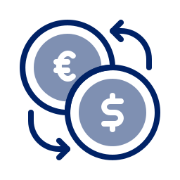 Currency exchange icon