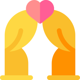 Wedding arch icon