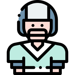 American football player icon