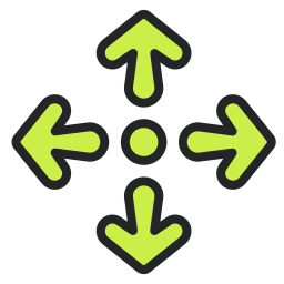 Directional arrows icon