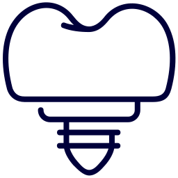 implant dentystyczny ikona