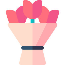 Flower bouquet icon