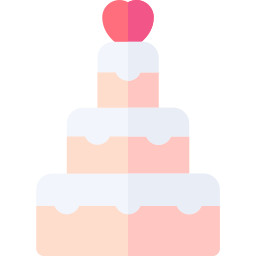 Wedding cake icon