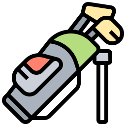 Golf bag icon