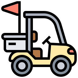 Golf cart icon