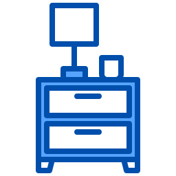 table de chevet Icône