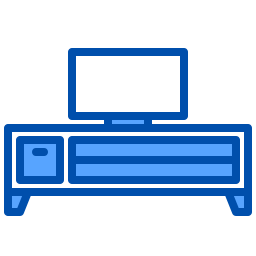 table de télévision Icône