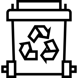 Recycling bin icon