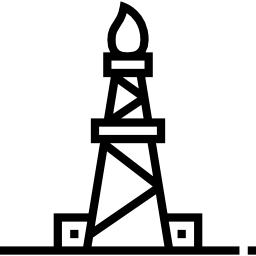 plate-forme pétrolière Icône