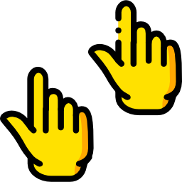 Pointing up icon