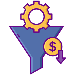 Sales funnel icon