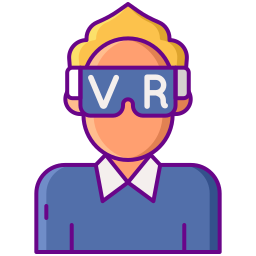 Virtual reality icon