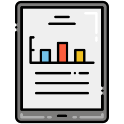 mobile analytics icon