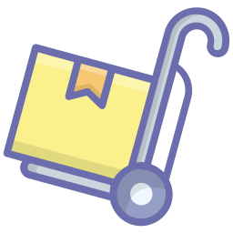 Delivery cart icon