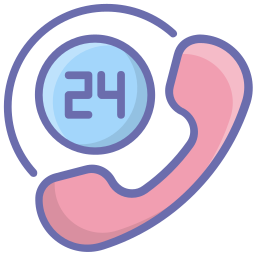 Open 24 hours icon