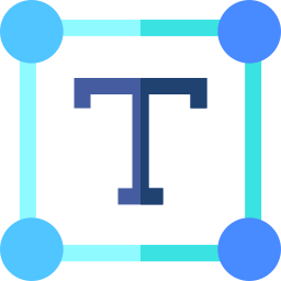 Текст иконка