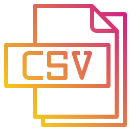 Csv file icon