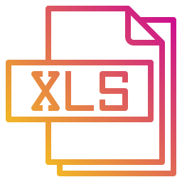 Xls file format icon