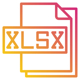 formato xlsx icona