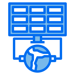 painel solar Ícone