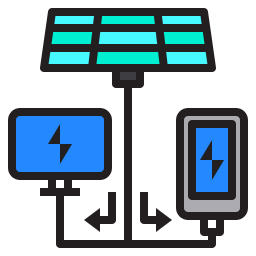 energia solar Ícone