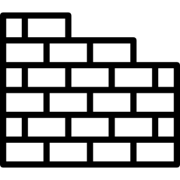 Brick wall icon