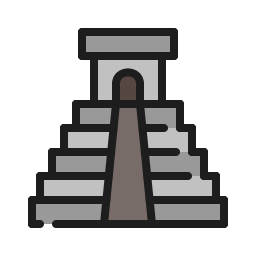 chichen itza pyramide icon